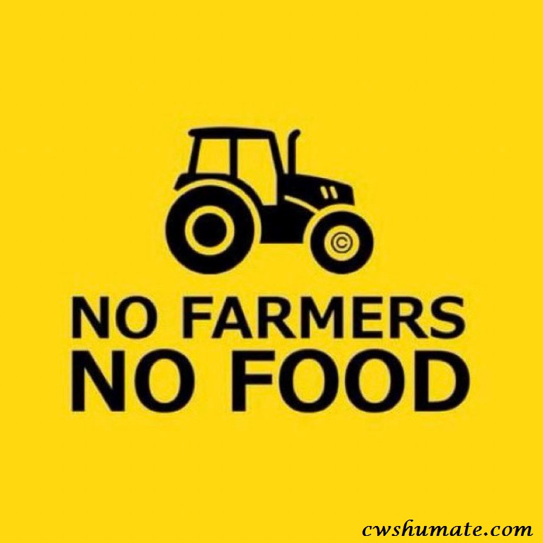 Once in a while you need a doctor, a lawyer, a policeman or a preacher, but every day, you need a farmer. @kyproudofficial #cwshumate #shumate #food #foodie #farm #farming #farmlife