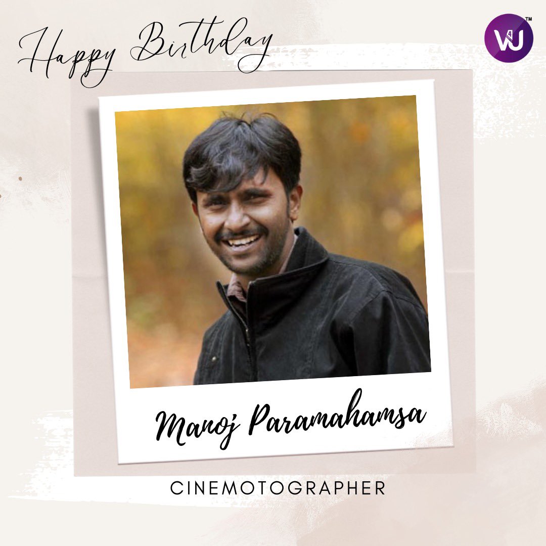 Birthday Wishes to Cinematographer #ManojParamahamsa 🤗🎂💐 #HBDManojParamahamsa #HappyBirthdayManojParamahamsa @manojdft Warm Regards Team @V4umedia_ & @RIAZtheboss