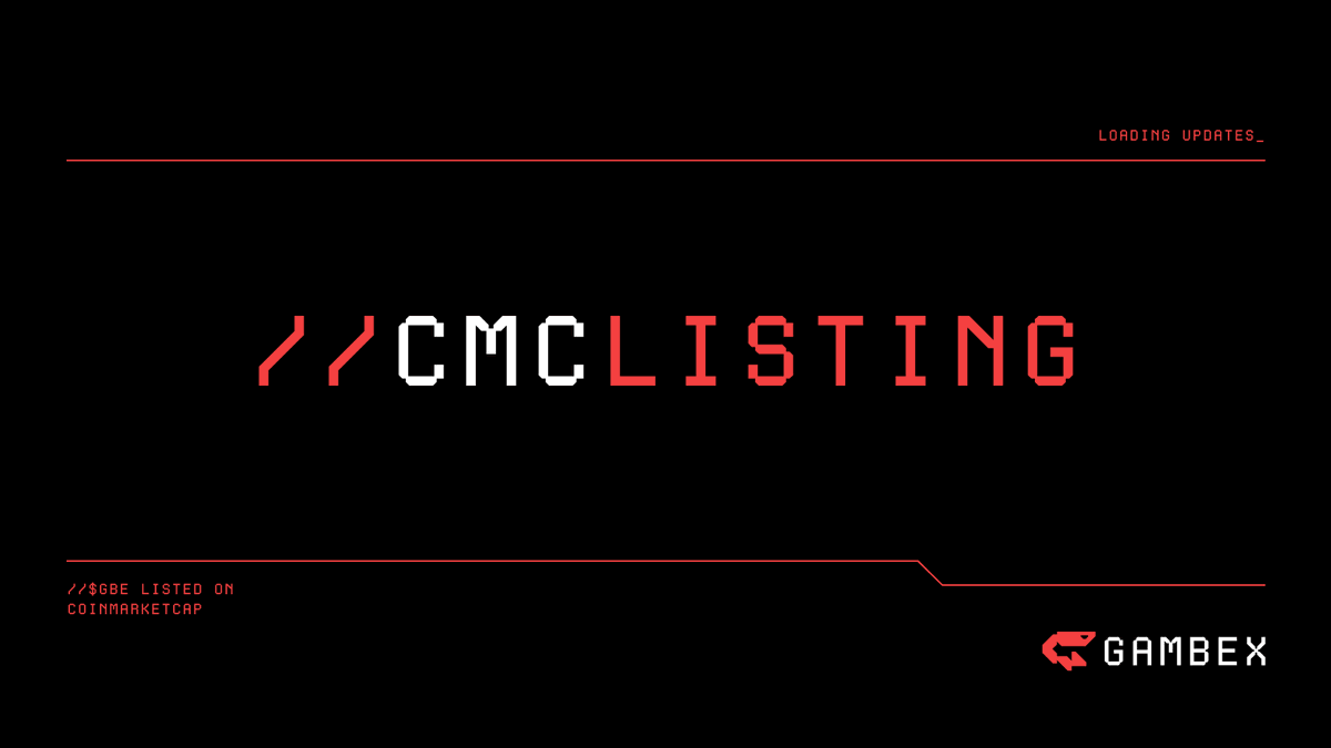 Our location at <a href="/CoinMarketCap/">CoinMarketCap</a> has arrived

coinmarketcap.com/currencies/gam…