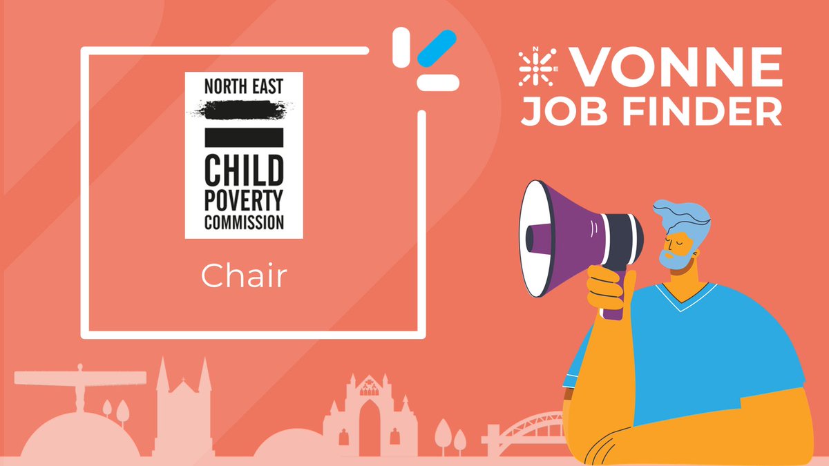Chair, @nechildpoverty 

vonne.org.uk/vonne-jobs-det…

#CharityJobs #CharityTrustees #NorthEastJobs #NorthEast #TrusteeRole