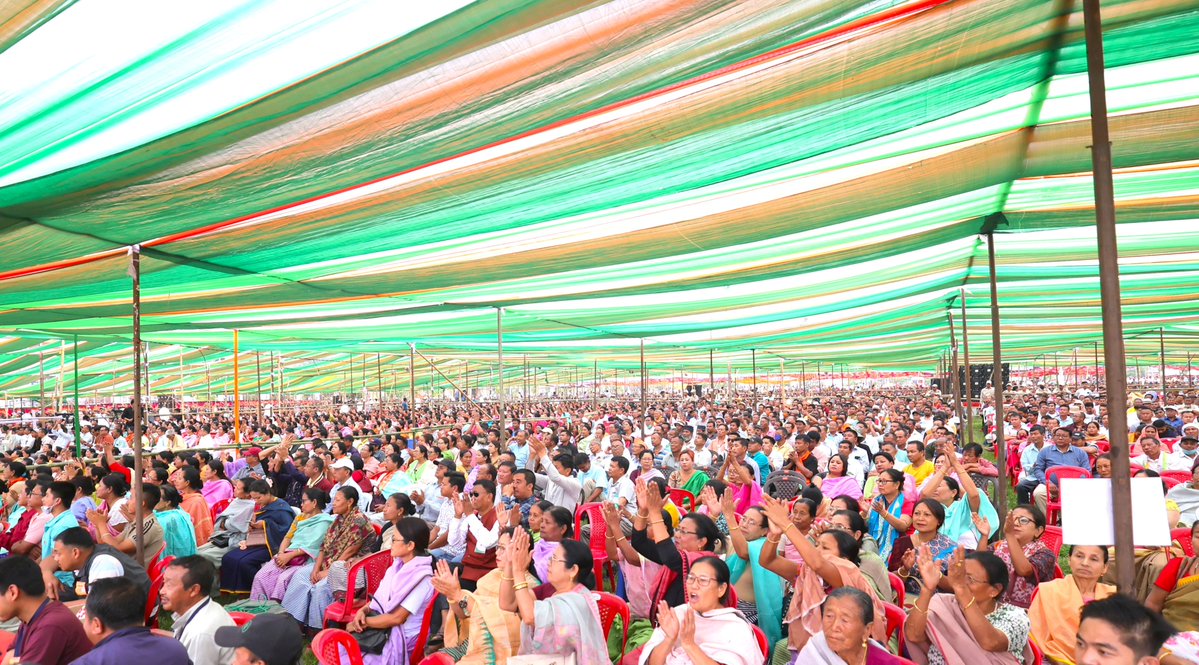Manipur is all set to elect PM @narendramodi Ji for the third term. It is only Modi Ji who has put the state back on the path of development.

Addressed a massive rally in Imphal.