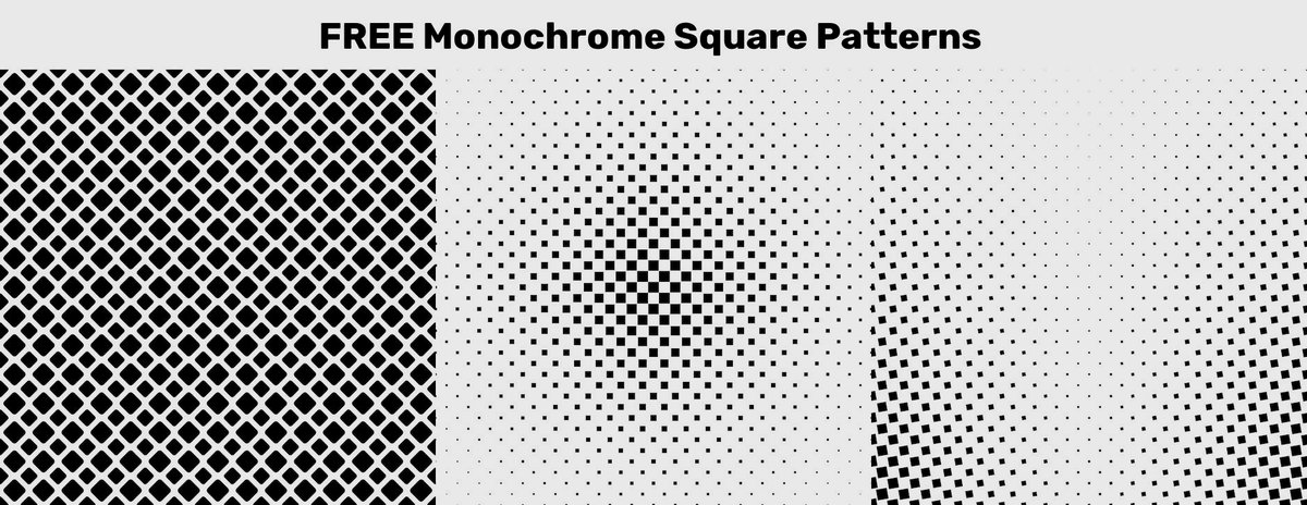 FREE Monochrome Square Patterns  freepik.com/collection/fre… #FreeVector #FreeAssets #FREE #giveaway #square #FreeDesign #FreeVectorGraphics