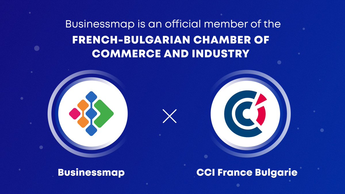 We're proud to announce our new membership with the French-Bulgarian Chamber of Commerce and Industry (CCI France Bulgarie), a renowned non-profit uniting 240 French, Bulgarian, and international companies. 🌍

#Businessmap #CCI #Association #Member #Community