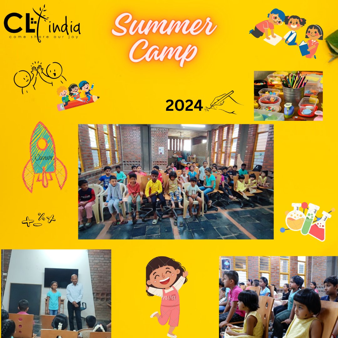 School's out, but the fun and learning continues with CLT India's summer camp.

🌞 🌈🧠#SummerWorkshopAdventures #inaugrationday #youngminds #CLT