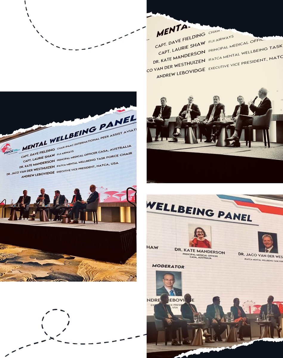 It was an honor to moderate a panel on mental wellbeing &amp; to bring focus to this very important subject at the IFATCA Annual Conference. Progress is necessary and is welcomed across the globe. Thank you to all the panelists for this important dialogue. <a href="/ifatca/">IFATCA</a> <a href="/NATCA/">NATCA</a>