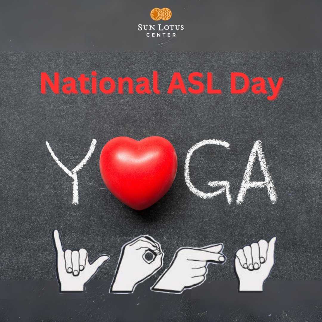 Happy National ASL Day! 

Let's celebrate the beauty and importance of American Sign Language. Practice the sign for YOGA and incorporate it into your daily communication. 

#NationalASLDay #SignLanguage #Yoga #InclusionIsKey 🤟🧘‍♂️🙏