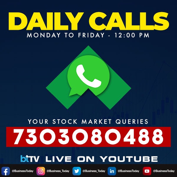 Watch #DailyCalls, a live market show where experts will address your market-related queries LIVE, Monday to Friday from 12:00 PM to 12:30 PM. If you want answers to your market queries, WhatsApp them to us at 7303080488 in video, audio, and text formats. @sakshibatra18…
