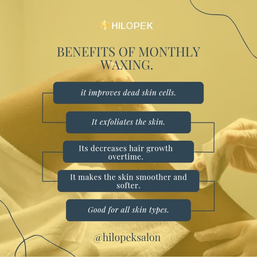 hilopeksalon's tweet photo. Here are reasons why you should get your skin waxed.
Stay tuned for more informative tips from Hilopek.
#salonsinuyo #salon #hilopek #salonandspainuyo #uyo #uyobusinesses #uyoconnect https://t.co/IdelGOrfQ4