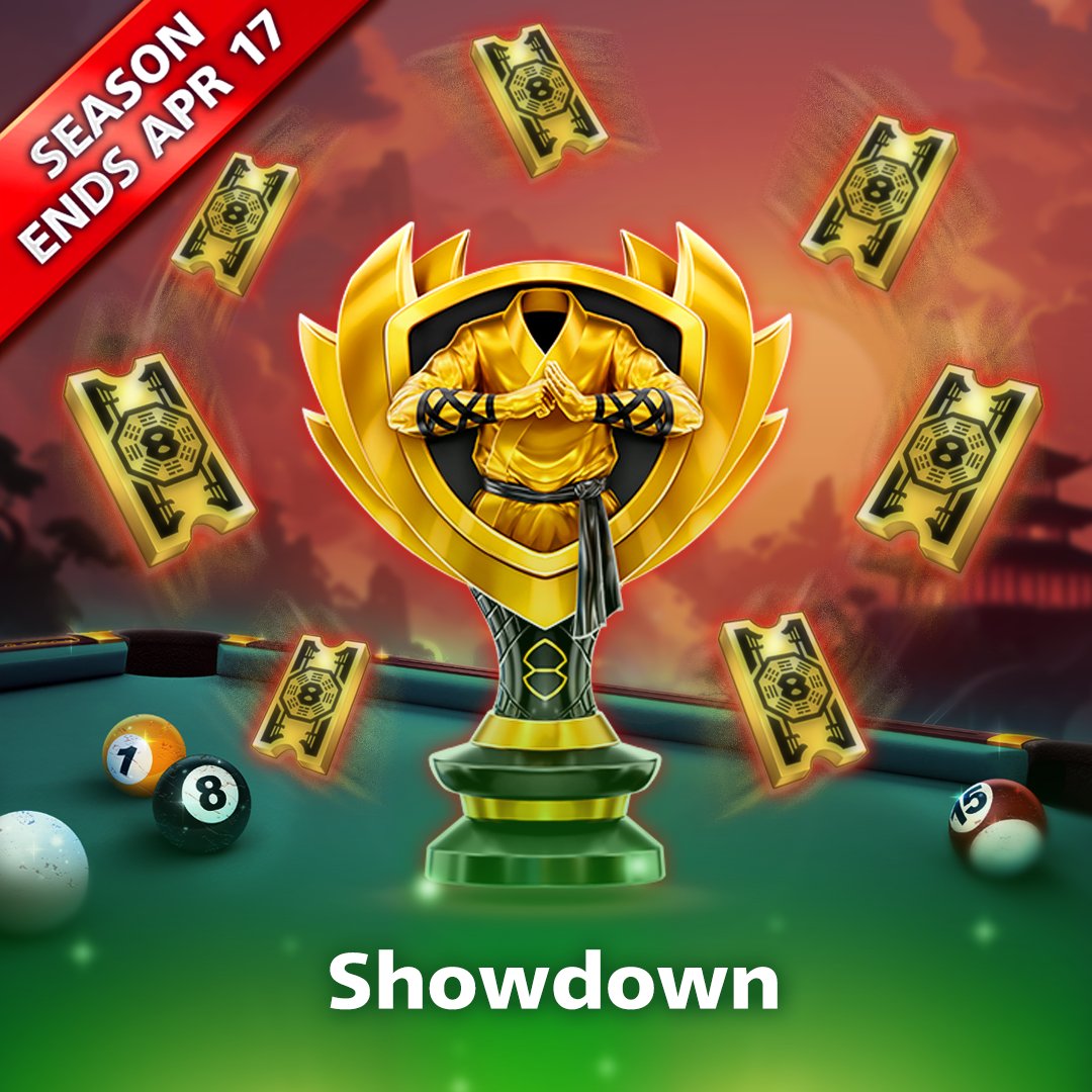 Join the #ChalkFuMasters Showdown TODAY for your chance to win an exclusive Cup! 🏆 🎱 🗓️ Season ends Wed Apr 17 Play Now » mcgam.es/WbREuT #8BallPool
