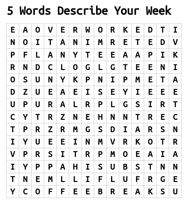 Appinventiv's tweet image. So, what does your week looks like?🧐

Comment down below &amp;amp; let us know!👇

#weekMood #weeklyplan #crosswordmonday #games #mondayfun #Mondayvibes