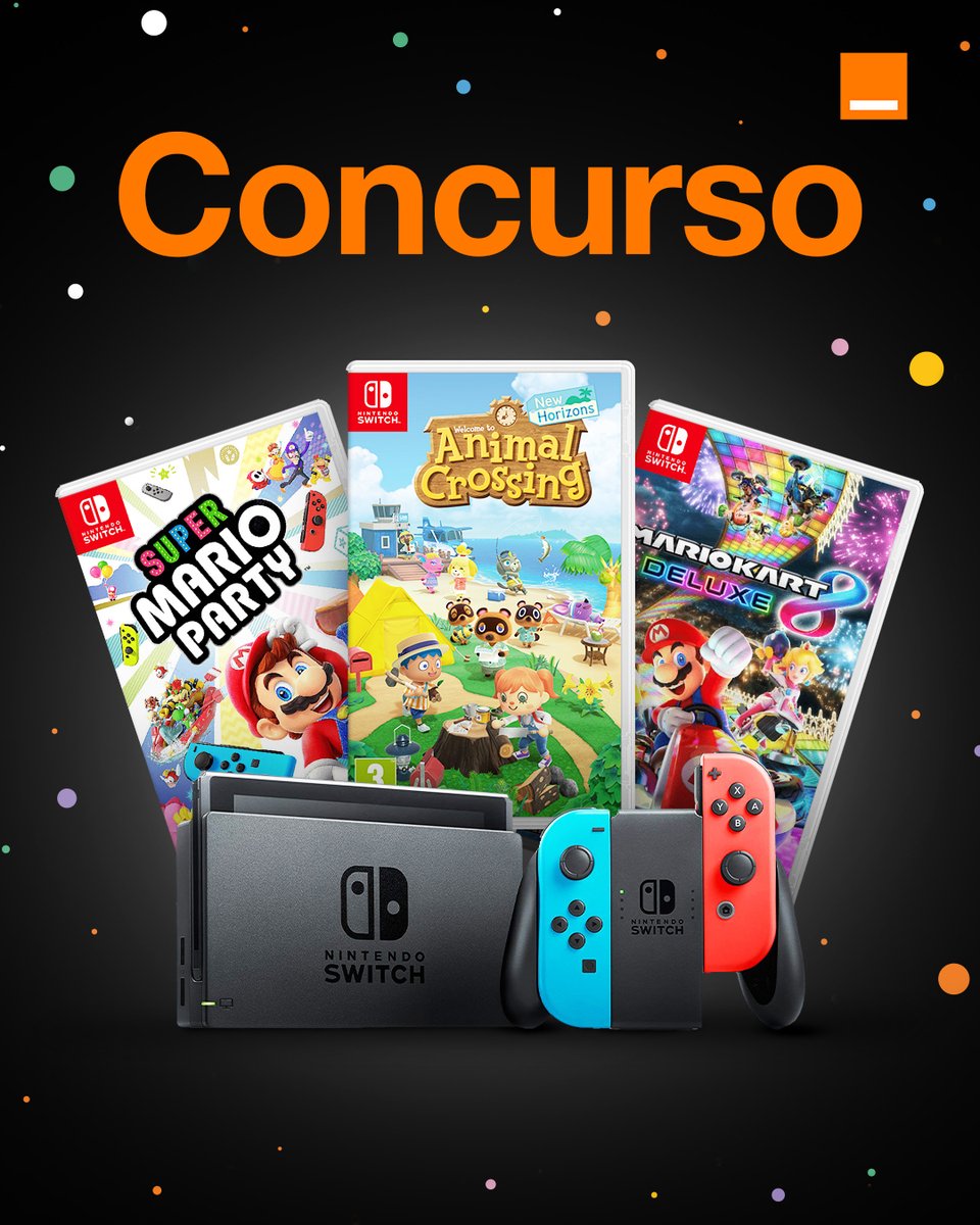 ¡CONCURSO! 🥳 Participa y podrás ganar una Nintendo Switch 👾 ¿Cómo? 👇

✅ Sigue a: <a href="/orange/">Orange</a> 
🔄 Haz RT
💬 Cuéntanos: ¿Qué es lo que más te divierte en la vida? + #NintendoenOrange

BBLL: bit.ly/3VZ3dDD