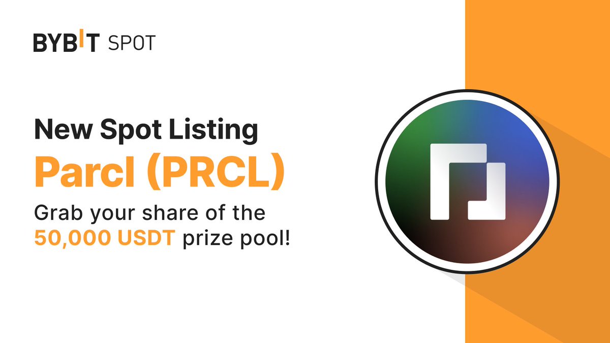 📣 $PRCL will list on the #BybitSpot trading platform with @Parcl 🗓 Listing time: April 16, 2024, 1 PM UTC. $PRCL Token Splash with 50,000 $USDT Prize Pool is live! 🎁 Token Splash: i.bybit.com/CAkUabg 🌐 Learn More: i.bybit.com/ab1FMrhN #TheCryptoArk #BybitListing