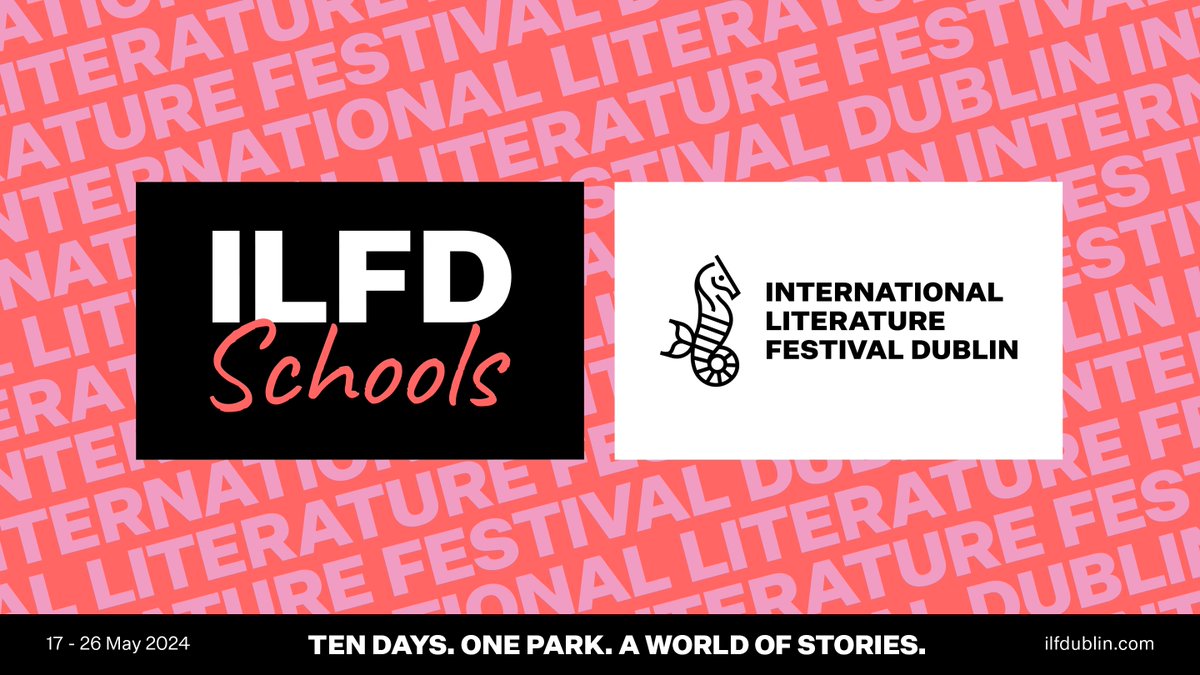 @ILFDublin returns to Merrion Square Park from 17-26 May with a fabulous programme of events made just for schools with visits from authors like Sarah Bowie, David Almond, Úna Woods, Paddy Donnelly and many more 📚 Visit ilfdublin.com!