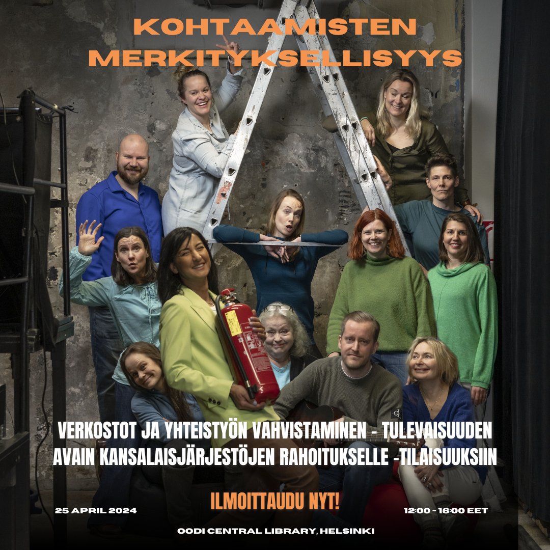 KamillaUbuntu's tweet photo. Ready to get a glimpse of your future? Join us on April 25th at the stunning Oodi Central Library in Helsinki for a mini-retreat unlike any other, designed especially for project workers and NGO professionals. 

Register: https://t.co/BuU3Py9OUF https://t.co/LYLHkq6uDc