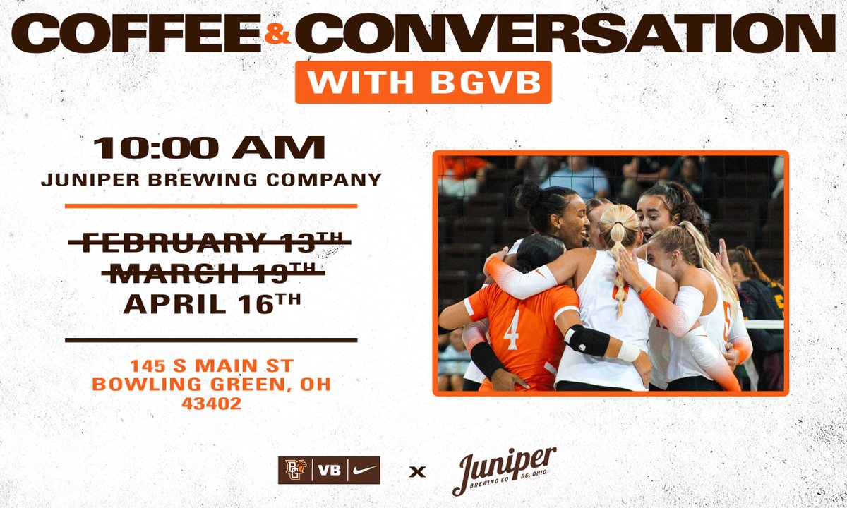 Reminder of our last Coffee and Conversation with BGVB is tomorrow morning! We hope to see you there!

#AyZiggy || #BGVB24 || #BGWarriors || #DreamBiG
