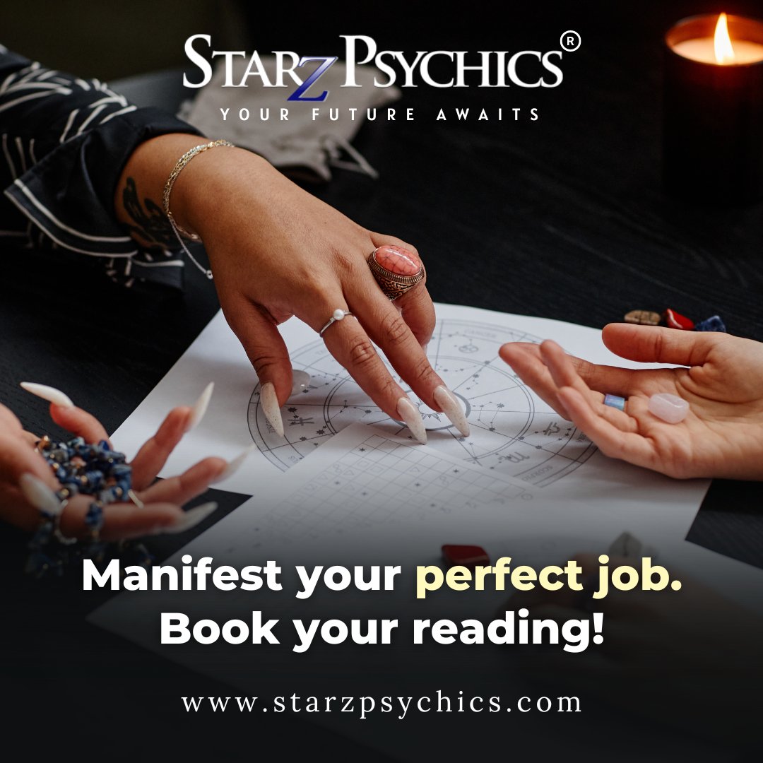 Feeling unfulfilled? The universe is whispering your dream job's name. Let Starz Psychics guide you to it!
#DreamJob #PsychicGuidance #UnlockYourPotential #CareerClarity #StarzPsychics #StarsAligned #psychicadvisors #psychicreadingsonline #onlinepsychic