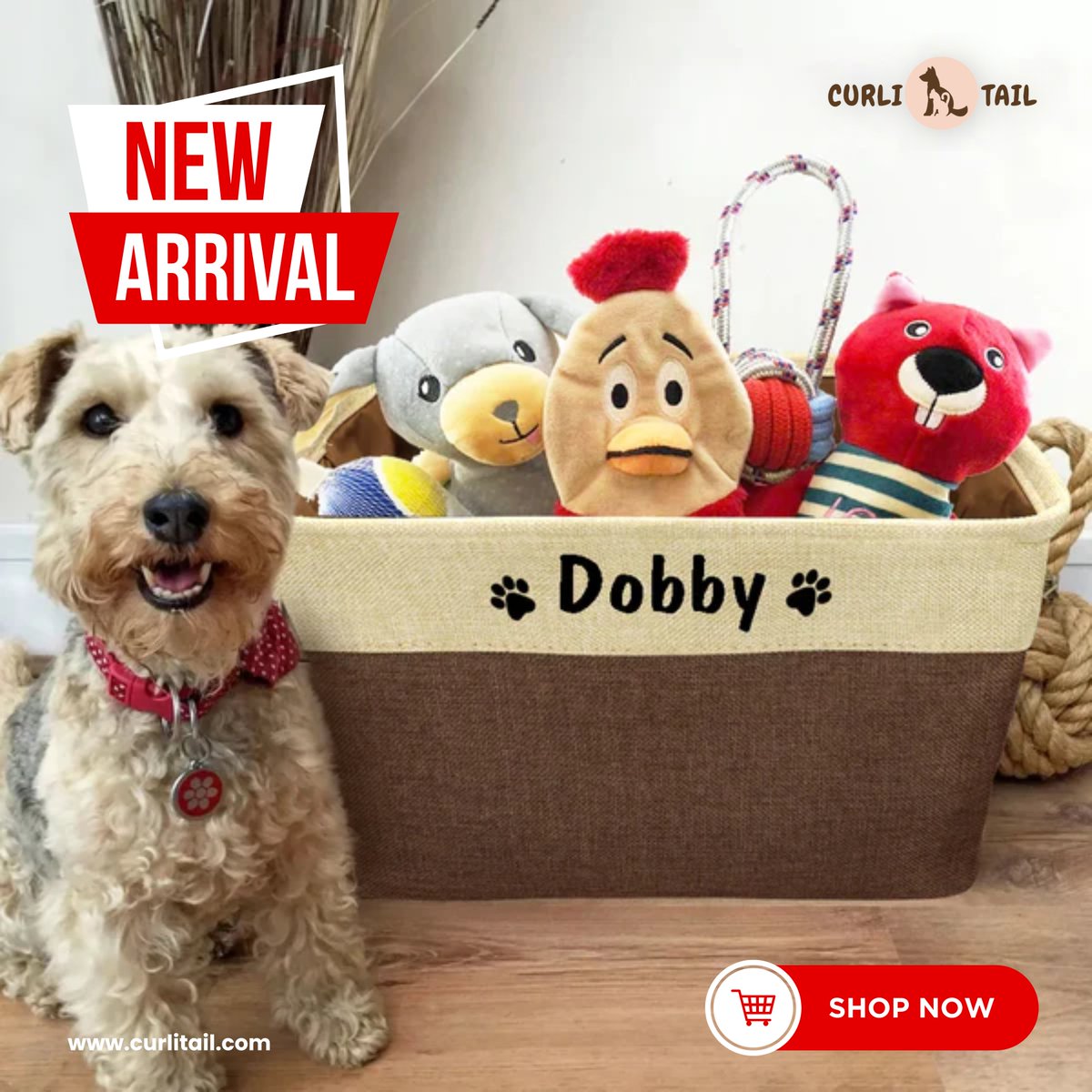 🌱 Introducing Our Eco Personalized Toy Basket!Key features:
🌿 Environmentally Friendly
🧸 Personalized Touch
🌈 Variety of Styles
♻️ Sustainable Storage
 our Eco Personalized Toy Basket! 🌟 
 curlitail.com/collections/gi… 
#EcoFriendlyLiving #PersonalizedToys #SustainableDesign