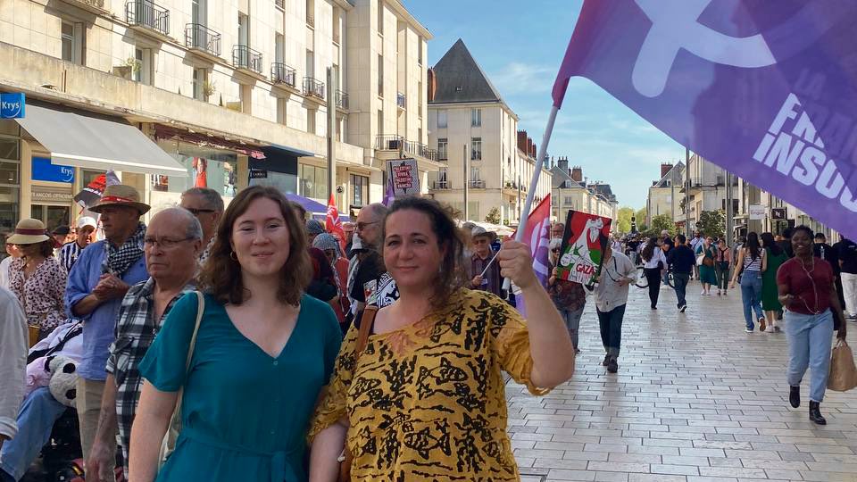 CamilleHachez's tweet photo. A moins de 2 mois du vote, les militant•es sont sur-motivé•es !

J’étais à Tours ce week-end pour belle une réunion publique avec @GobertNupes et @arashsaeidi

C’était aussi l’occasion de manifester pour un cessez le feu à Gaza et de participer à plusieurs actions militantes 💪 https://t.co/84fe0A3SB9