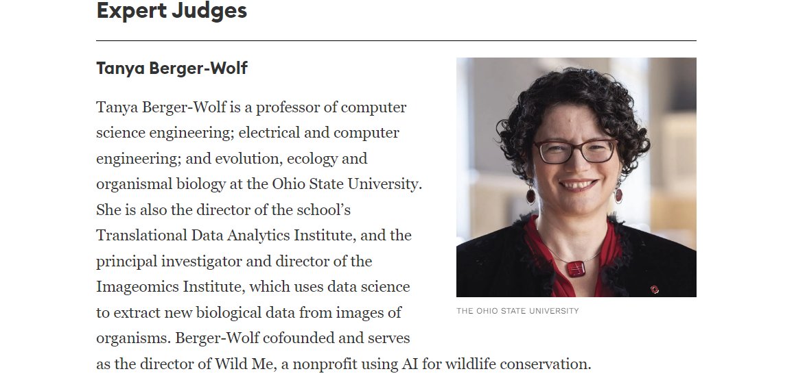 OSUengineering (@osuengineering) on Twitter photo The #ForbesAI50 list dropped last week. The panel of judges includes #AI experts like <a href="/OhioState/">Ohio State</a> Prof. Tanya Berger-Wolf! The #ForbesAI50 list dropped last week. The panel of judges includes #AI experts like <a href="/OhioState/">Ohio State</a> Prof. Tanya Berger-Wolf!