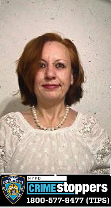 MISSING: Have you seen 54-year-old Nilova Yelena? She was last seen on 04/14/24 at approx. 1:00 PM in front of 1707 East 14 St in Brooklyn. Have any info? DM @NYPDTips, or call 800-577-TIPS.