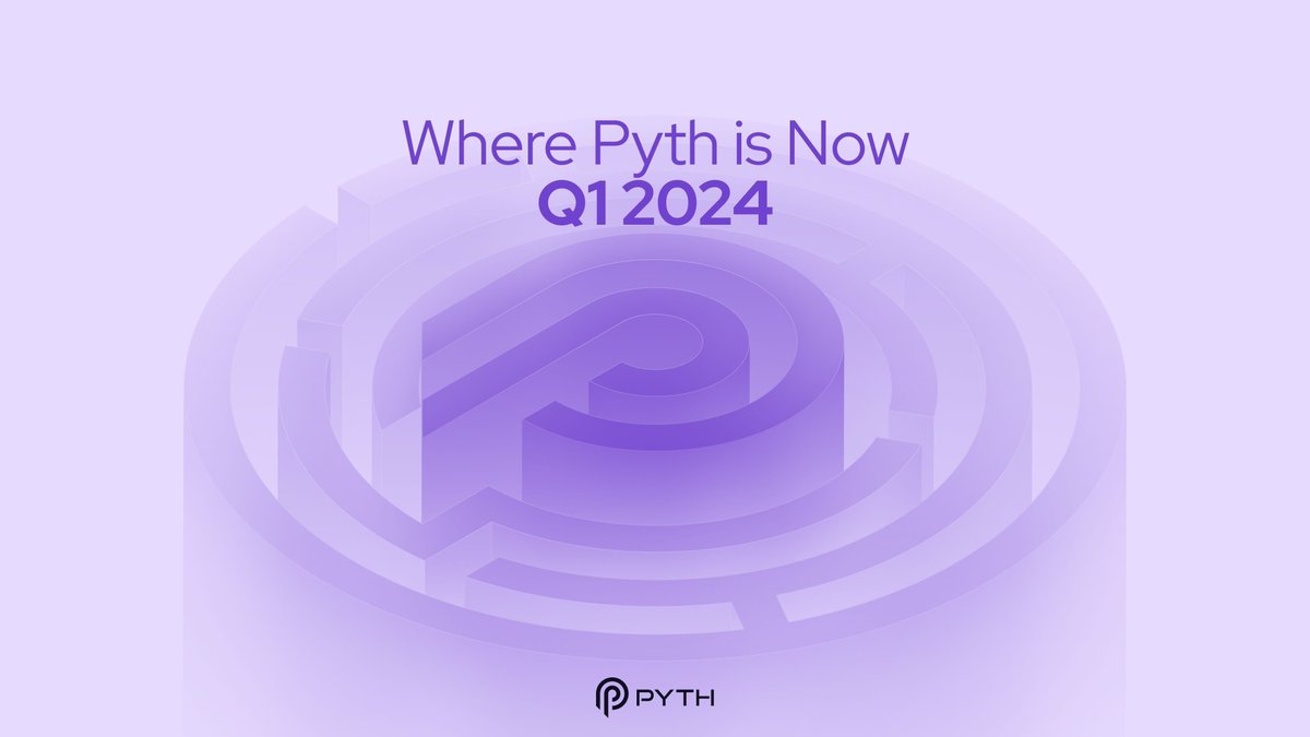 Let’s take a look back at the Pyth Network in Q1 2024 From network growth to new product launches, the Pyth ecosystem has been buzzing with activity this past quarter 🔮 Read the full report below: