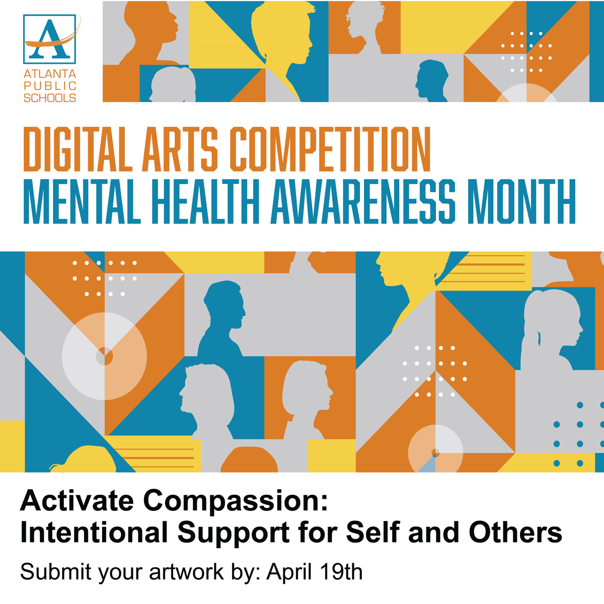 We encourage artists 🎨 from all corners of the district to express themselves and reveal their unique interpretations in the Digital Art Competition! The designs are due on April 19th! Let's get together &amp; have some fun! bit.ly/3VEzJdX