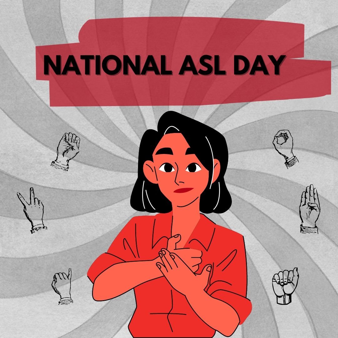 Today is National ASL Day! Celebrate and learn more about American Sign Language! #educationmatters #asl #aslday #deafhistory #deafcommunity @UNOSECD @SCEC_UNO @unonsslha @UNOmaha @UNOCEHHS @UNOmaha @UNOExpl