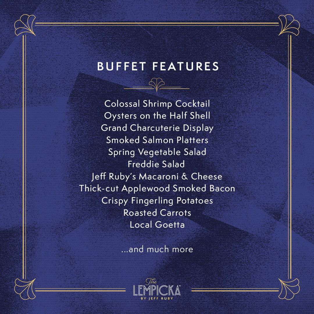 📍Lempicka Treat Mom like royalty at Mother’s Day Brunch! Indulge in culinary delights from our talented team of chefs, who will tantalize your taste buds with an array of delectable dishes. Reserve: bit.ly/jeffrubysmothe…. Reservations & prepayment required. @TheRealJeffRuby