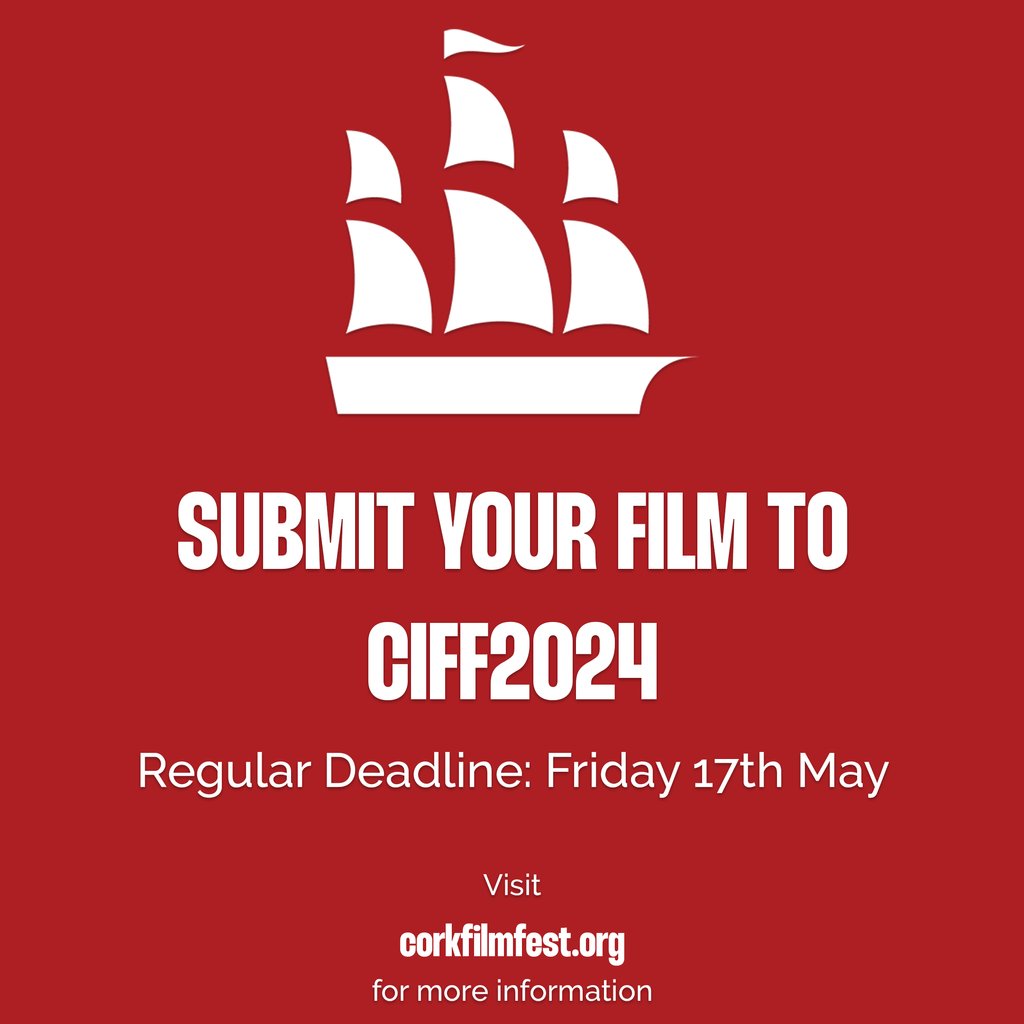 Calling all filmmakers! 🎬⁠ ⁠ The Regular Submissions Deadline for the 69th CIFF is Fri 17 May 🎉⁠ We look for interesting new voices and work that pushes boundaries, and champion excellence in filmmaking throughout our programme 🌟⁠ ⁠ 👉 l8r.it/iX4H