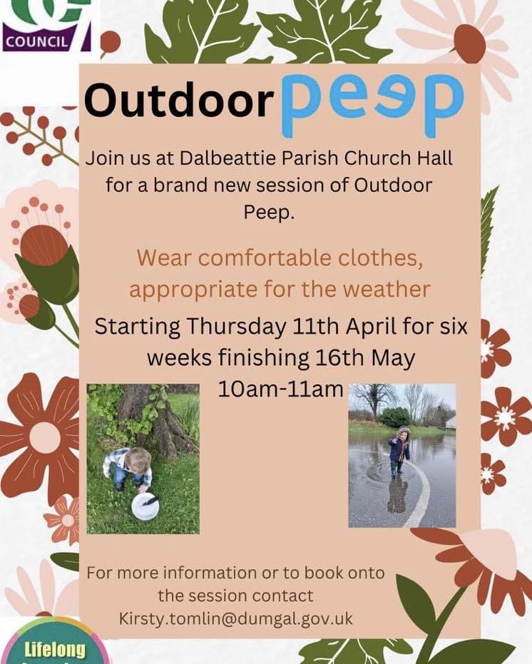 DgcLearning's tweet photo. Outdoor Peep- Dalbeattie
A brilliant first session exploring balance and coordination.  The children were jumping in hula hoops, throwing bean bags into a buck and jumping puddles.  
The children also enjoyed spotting lorries and tractors. 

#outdoorlearningenvironment https://t.co/oyn56Ghdkn