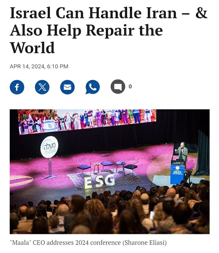 My new blog post: We Israelis speak fluently about repairing the world & back that talk w/action; it’s in our DNA. Nothing done by the Islamic Republic & its terror proxies, bent on destruction, can change that. @TimesofIsrael