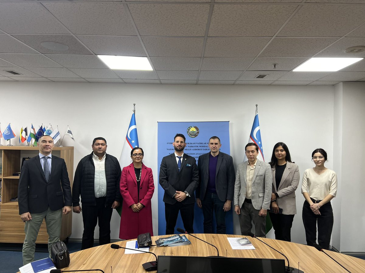 Alex (@alexpiecyk) on Twitter photo Excited to begin the work of <a href="/INCB_GRIDS/">INCB GRIDS</a> in #Uzbekistan 🇺🇿. Briefed Uzbek authorities on the work of <a href="/INCB_OPIOIDS/">ӨPIOIDS Project</a> & <a href="/INCB_ION/">Project ION</a> in supporting authorities to combat dangerous #NPS & #opioids in the region, future plans in Uzbekistan & an upcoming regional postal event with <a href="/UPU_UN/">Universal Postal Union</a> Excited to begin the work of <a href="/INCB_GRIDS/">INCB GRIDS</a> in #Uzbekistan 🇺🇿. Briefed Uzbek authorities on the work of <a href="/INCB_OPIOIDS/">ӨPIOIDS Project</a> & <a href="/INCB_ION/">Project ION</a> in supporting authorities to combat dangerous #NPS & #opioids in the region, future plans in Uzbekistan & an upcoming regional postal event with <a href="/UPU_UN/">Universal Postal Union</a>