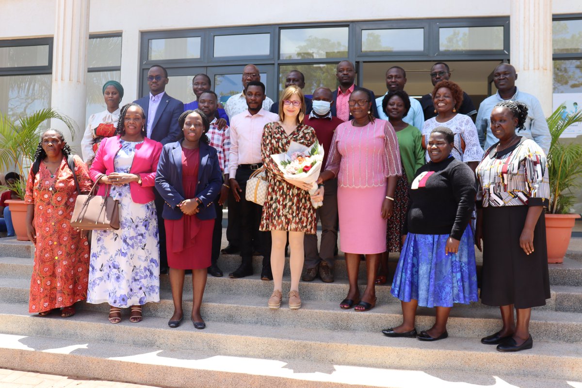 The Faculty of Tourism Hospitality &Languages received Prof. @eidcynthia , President of the International Federation of Teachers of French. she will train French teachers from @kyambogou @Makerere & @OfficialMubs about flipped classroom, multilingualism and Interculturalism .