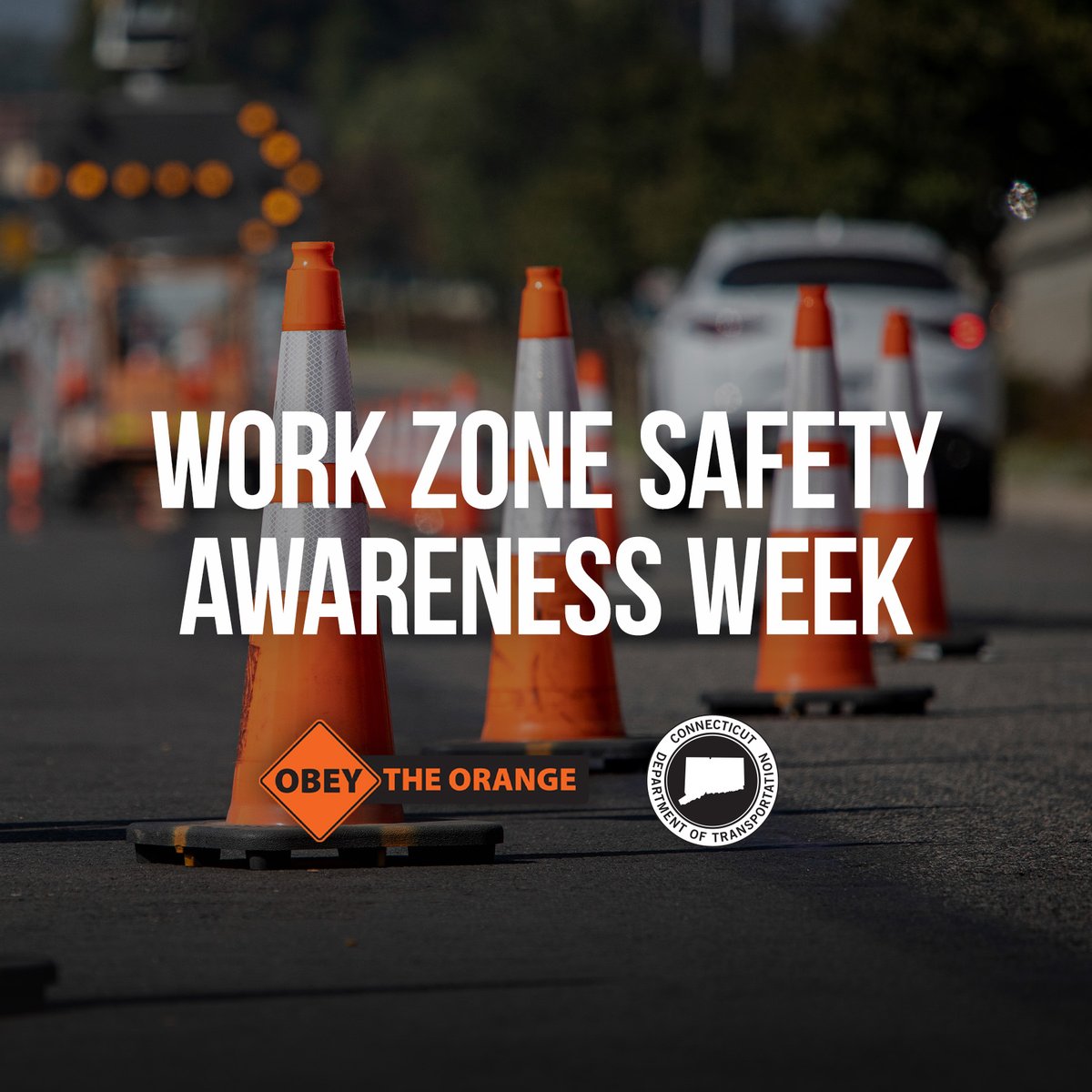 CThighwaysafety's tweet photo. It's #WorkZoneSafetyAwarenessWeek, and we're giving a big shoutout to the dedicated @CTDOT workers who keep our roads safe every day. Let's all do our part to drive with caution and show these workers the respect they deserve.

Slow down in work zones and #ObeyTheOrange https://t.co/e3RcF4EVvn