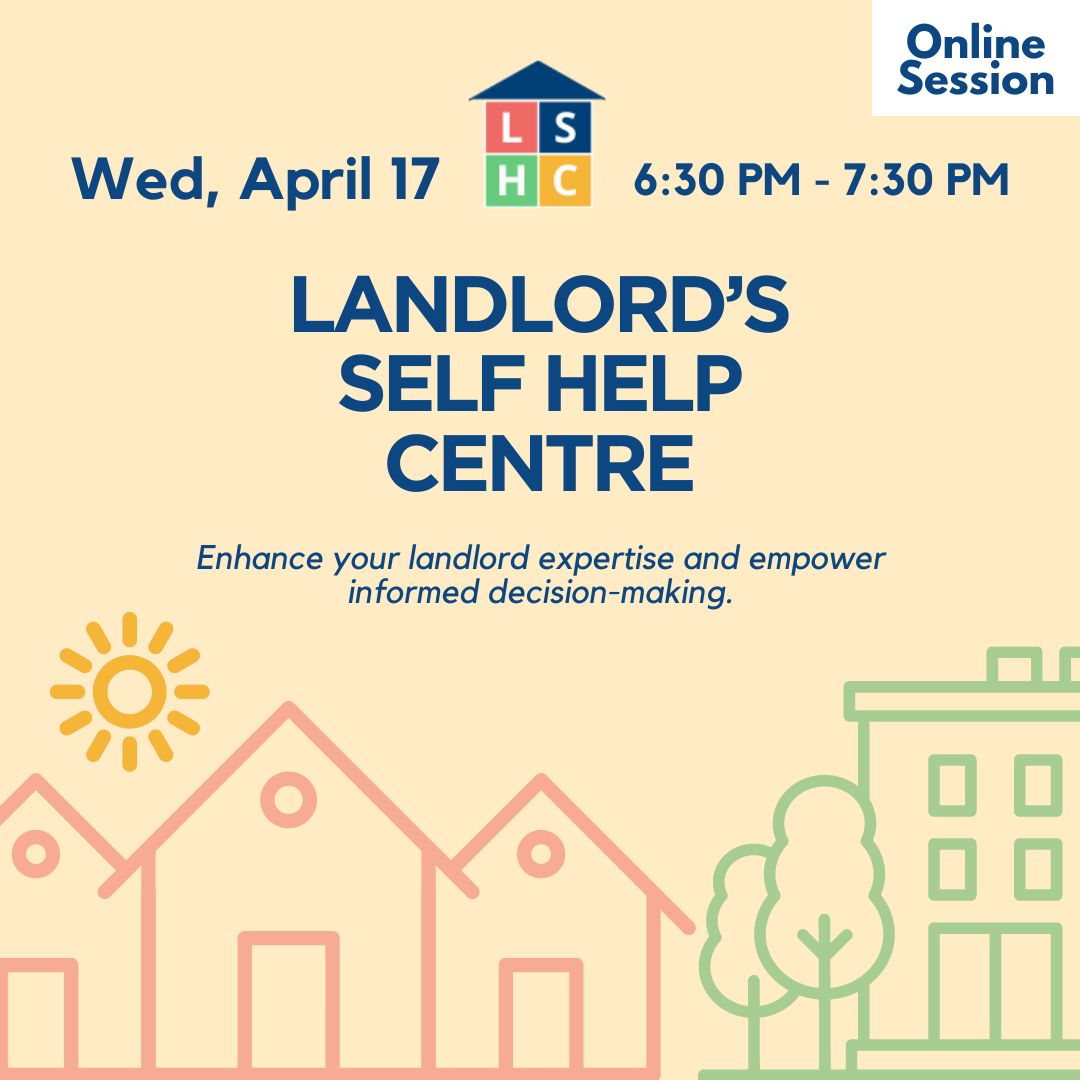 Are you a new landlord navigating the complexities of property management? Join us for an invaluable virtual session by the Landlord Self-Help Centre, designed to empower landlords at all levels of experience. Visit wsplibrary.ca for more! #WSPL #Stouffville