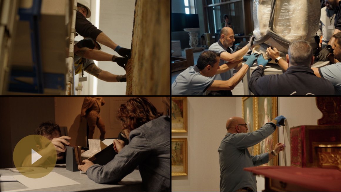 🎦 Hoy también se estrena en cines el making-off de la creación de la <a href="/GaleriaColeReal/">Galería CCRR</a> titulado: “La galería de las colecciones reales: patrimonio de todos”. 

La verdad es que tenemos muchas de ver imágenes inéditas del montaje del museo y los testimonios de sus trabajores
