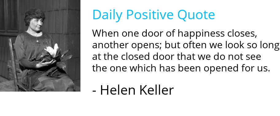 #positivequote by American Writer #helenkeller (1880 - 1968) johnfgroom.com/blog/1997/07/2…
