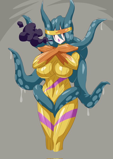 クラーケンマルガムレディー。触手と幻術のお得セット。 #キュアライダー #ライダー少女 