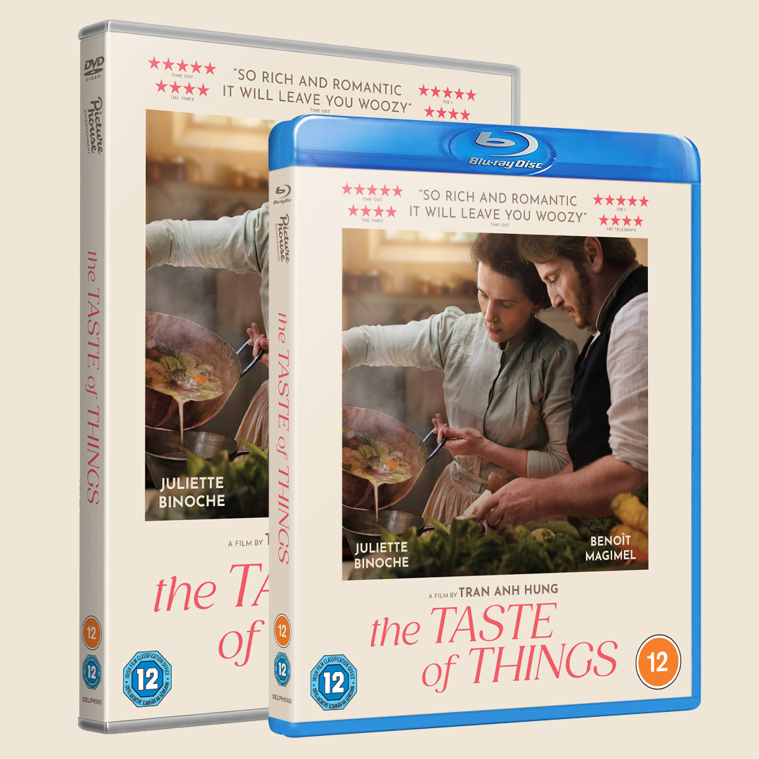 ✨ Watch Tran Anh Hung's endlessly indulgent period romance, THE TASTE OF THINGS on Blu-Ray/DVD now

📀 Buy & keep now at: tasteofthings.film

#TheTasteOfThings #JulietteBinoche #BenoitMagimel #AnhHungTran #FrenchCinema #FrenchCooking #LaPassionDeDodinBouffant