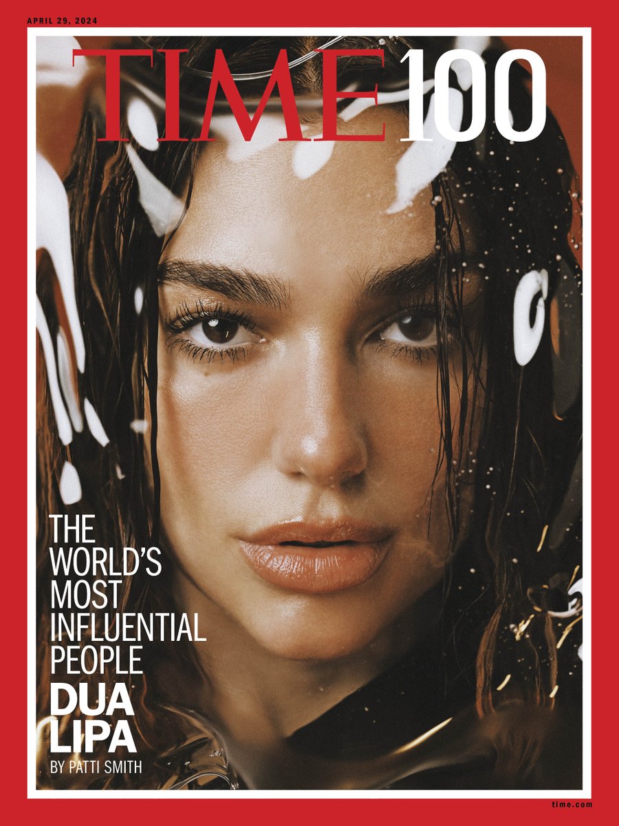 Introducing our first 2024 #TIME100 cover star: Dua Lipa (@DUALIPA). The pop star talked to TIME about her new album, her childhood in Kosovo, and the power of manifestation ti.me/4418V9T