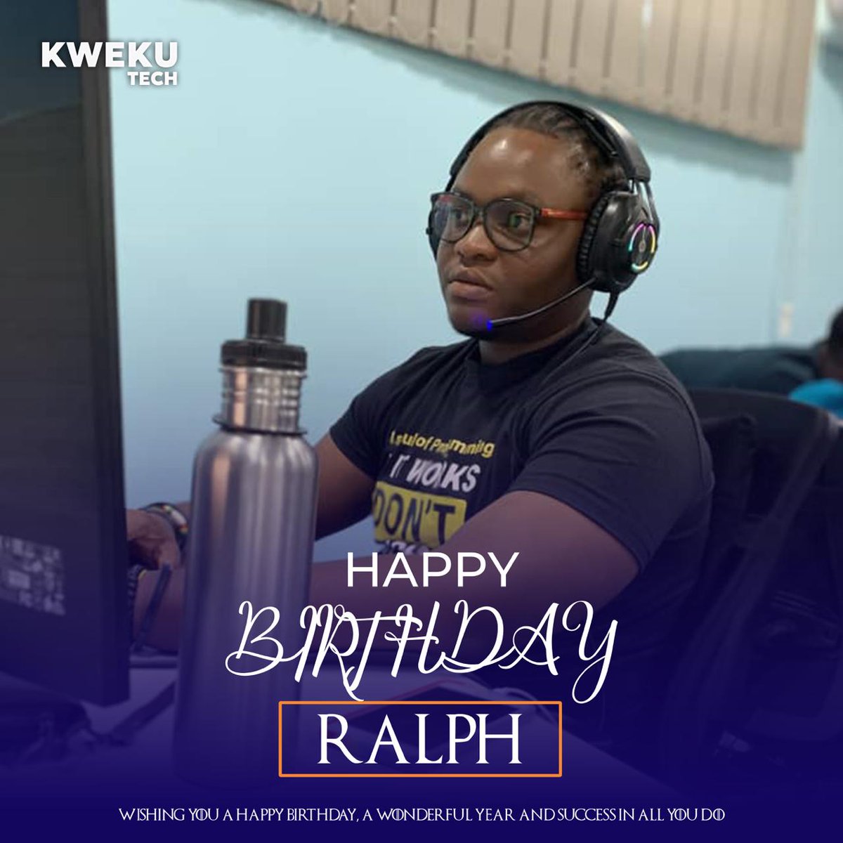 Happy birthday, @ralphmensah_ we wish you a wonderful year and success in all you do. @DedeCodex @_iamEtornam @PyGhana @GDGAccra @fof_accra @uxghana @ReactGhana @NotionGH @GodsloveADY @kbaahkusi @ea_sowah @Ella__Bala