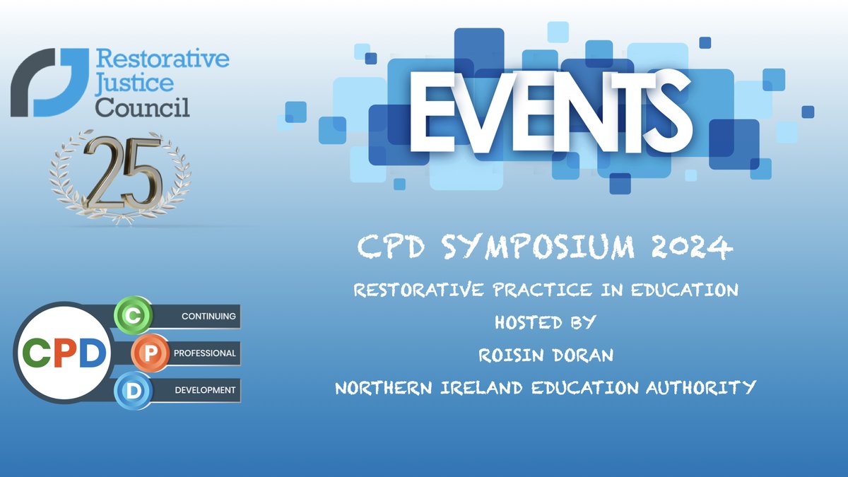 We’re delighted to be joined by Roisin from @Ed_Authroity for our first CPD Symposium session of the week. This afternoon we’ll be exploring #RestorativePractice in education. We appreciate Roisin sharing her expereinces with us!