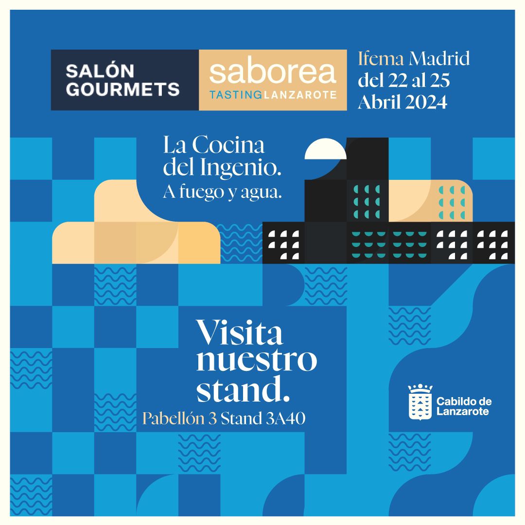 Saborea Lanzarote estará en Salón Gourmets 2024 en Madrid @grupogourmets 👏 La Cocina del Ingenio se traslada a la capital a acercar el sabor de #Lanzarote 🌋 ¡Les esperamos del 22 al 25 de abril! 🍴 ____ #saborealanzarote #salongourmets #gastronomia