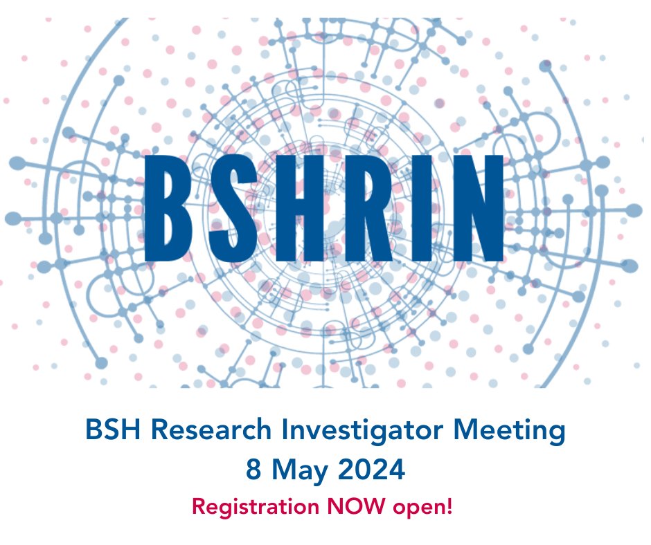 Join us for our next Research Investigator meeting on 8 May 5pm-6pm. Hear about the latest trials! Register here: members.bsh.org.uk/events/65c4d5e…