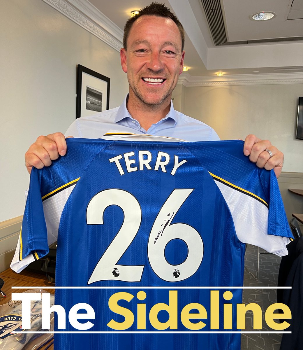 🚨We're giving away a signed John Terry shirt! For your chance to WIN, just sign up to the Chelsea Sideline Club's weekly newsletter, bringing you the latest in Chelsea culture direct to your inbox ➡️ chelseasideline.club