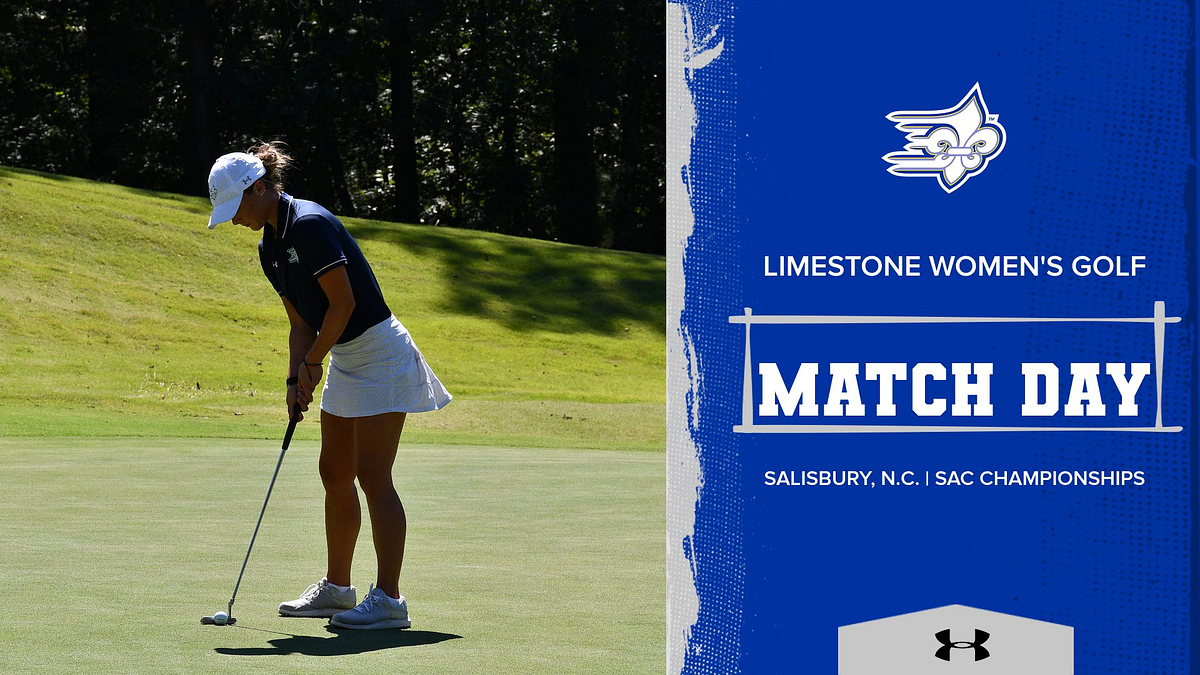 LimestoneSaints's tweet photo. Taking on day two of the South Atlantic Conference Championships, @LC_SaintsGolf will tee off at 10 a.m. on Monday morning, looking to improve from an impressive first day of action. 

📊https://t.co/HSJw8IWEQ8

#ProtectTheRock #limestONEnation https://t.co/8YvGKA1F5p
