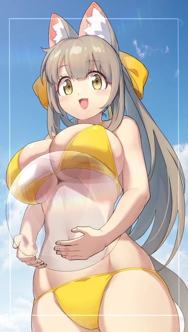#気温が高いので気が早いが水着絵が見たい 