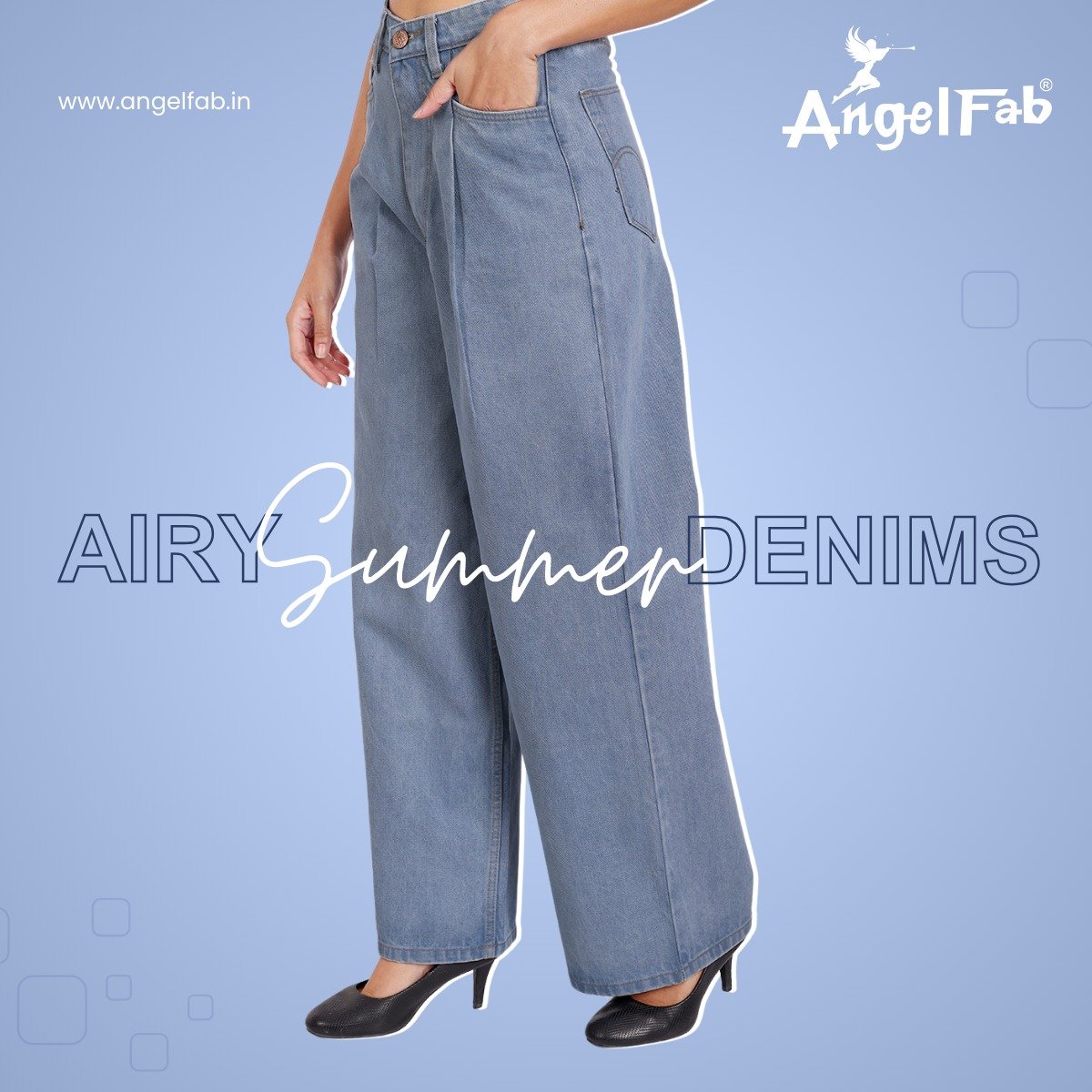 Get ready to rock summer in our newest women's denim jeans collection! Embrace those sunny vibes with the perfect fit and elevate your style effortlessly.

Shop now: angelfab.in

#AngelFab #denimjeans #bestfitjeans #womensjeans #womensapparel