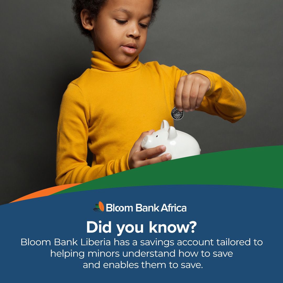 BloomLiberia's tweet photo. Helping our little bundles of joy save and understand the importance of saving is paramount in a financially stable future.
#savings #bloombanklib #bloomwithus #letsbloomtogether https://t.co/aBVOPtQTAf