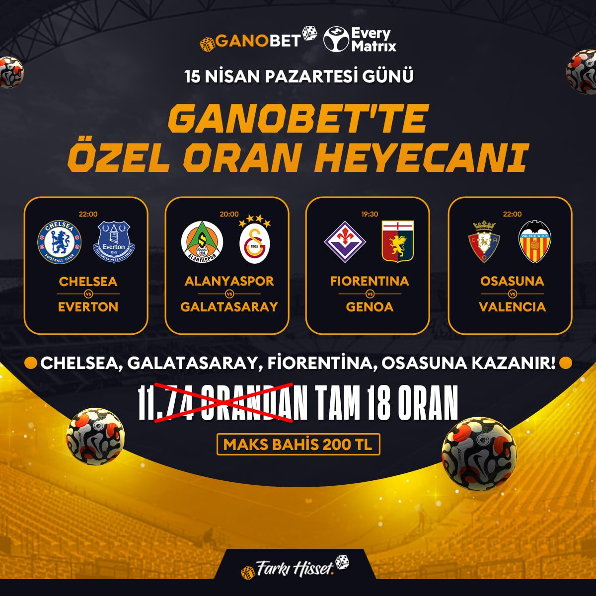 GANOSOSYAL's tweet image. 🏆GANOBET ÖZEL ORANLAR KAZANDIRIYOR!

🆘  11.74 oran yerine tam 18 özel oran.

⚽️ Chelsea 🔥 Everton
⚽️ Alanyaspor 🔥 Galatasaray
⚽️ Fiorentina 🔥 Genoa
⚽️ Osasuna 🔥 Valencia

➡️ BAHİS YAPMAK İÇİN TIKLAYINIZ! (ganobet370.com/tr/sportsbook/…)